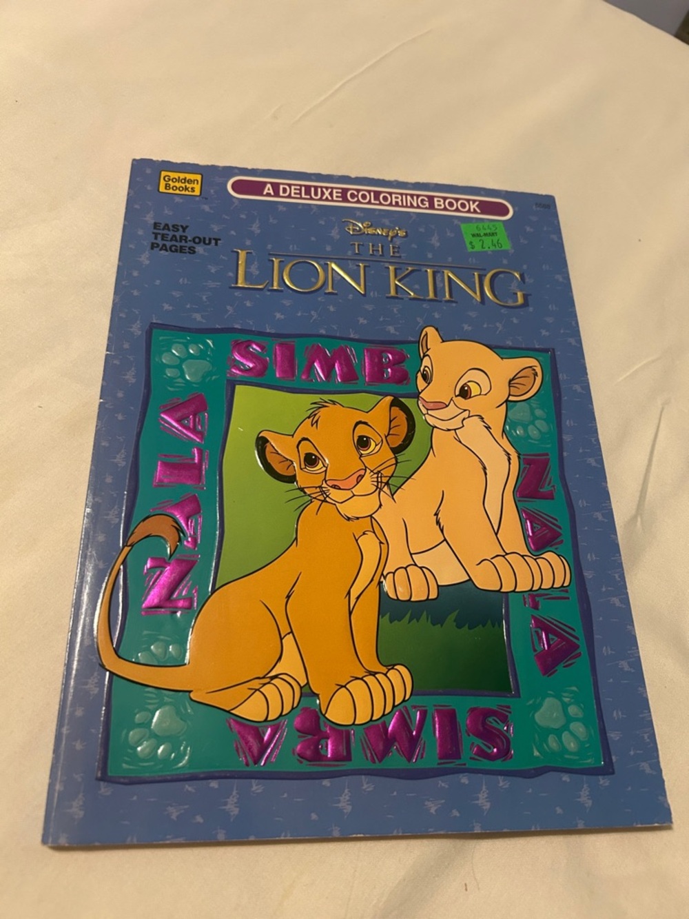 🪁2/$7, 🎠4/$11 Lion King deluxe coloring book